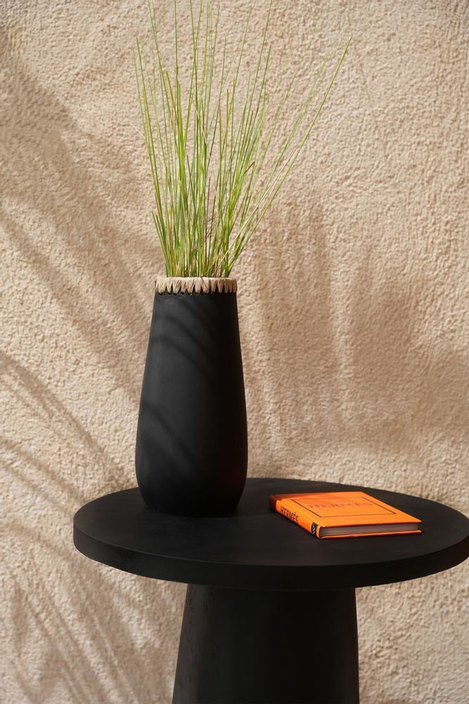 Vases - The Sneaky Vase - Black Natural - L - BAZAR BIZAR LIVING