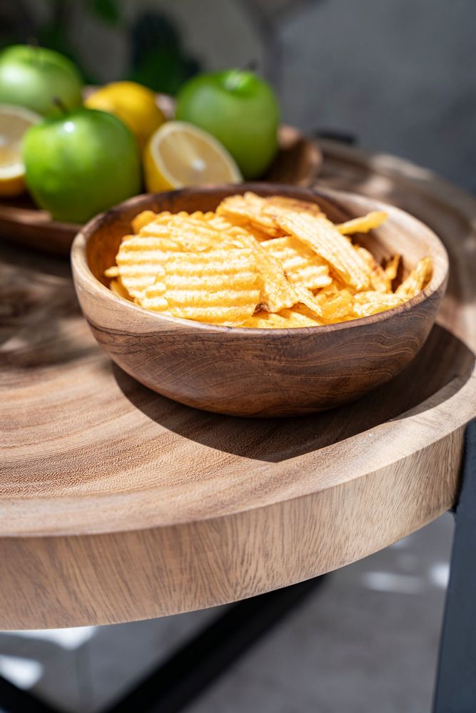 Bowls - The Teak Root Snack Bowl - S - BAZAR BIZAR LIVING