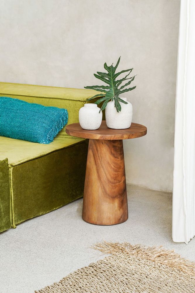 Autres tables - La Table D'appoint Timber Conic - Naturel - 50 - BAZAR BIZAR LIVING
