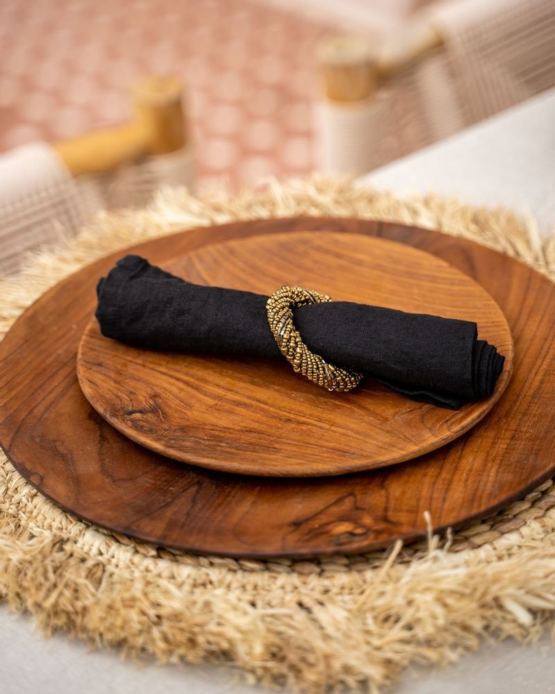 Plats et saladiers - L'Assiette Ronde Teak Root - M - BAZAR BIZAR LIVING