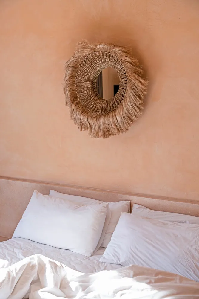 Mirrors - The Abaca Solomon Mirror - Natural - BAZAR BIZAR LIVING