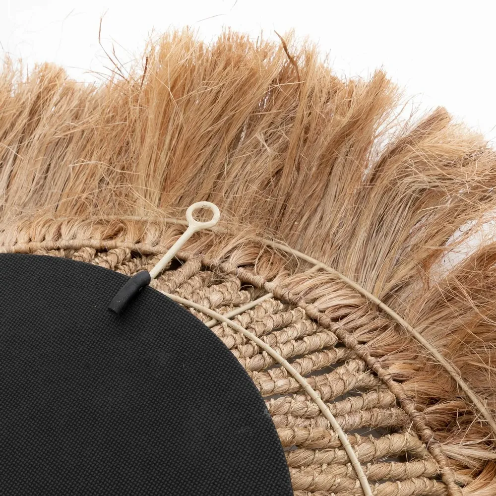 Mirrors - The Abaca Solomon Mirror - Natural - BAZAR BIZAR LIVING