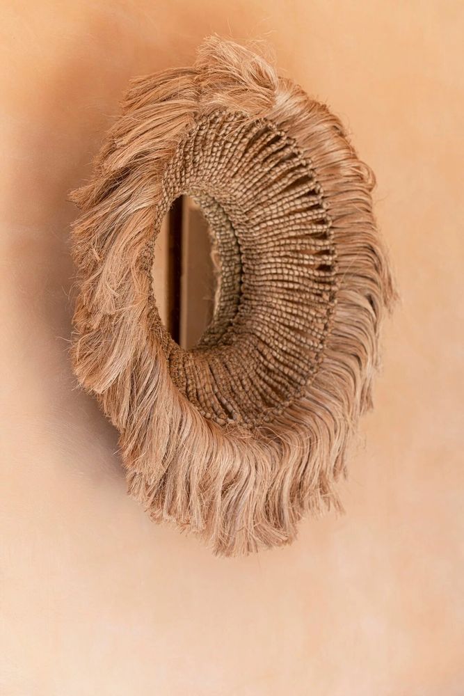 Miroirs - Le Miroir Abaca Solomon - Naturel - BAZAR BIZAR LIVING