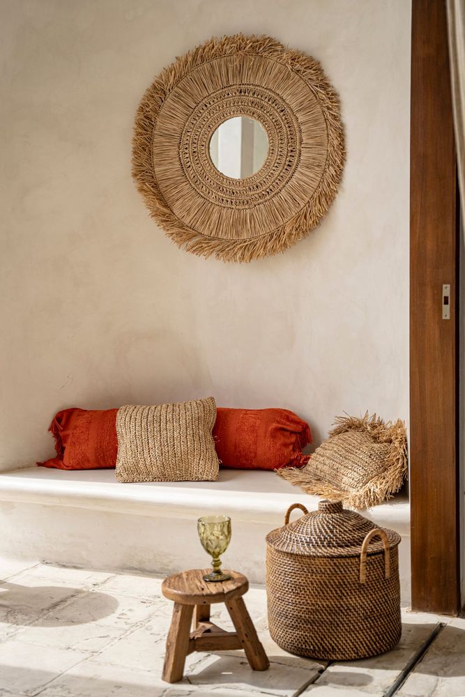 Mirrors - The Yuki Mirror - Natural - L - BAZAR BIZAR LIVING