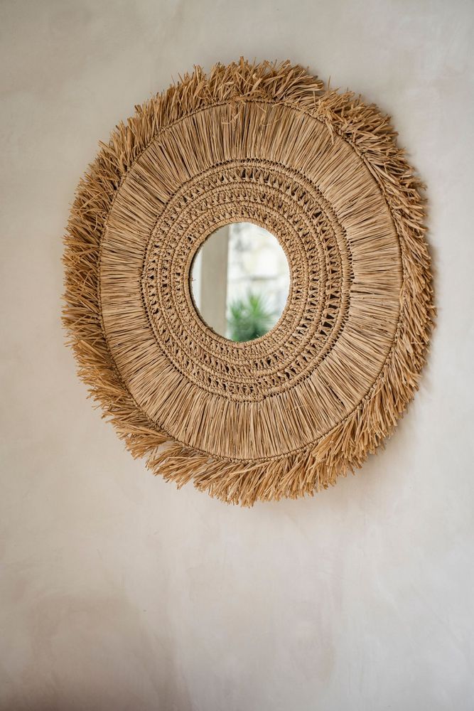 Mirrors - The Yuki Mirror - Natural - L - BAZAR BIZAR LIVING