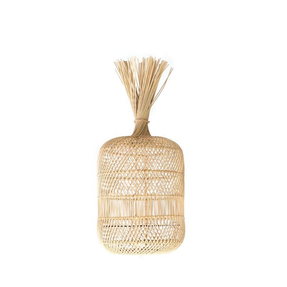 Floor lamps - The Dumpling Floor Lamp - Pendant - Natural - S - BAZAR BIZAR LIVING