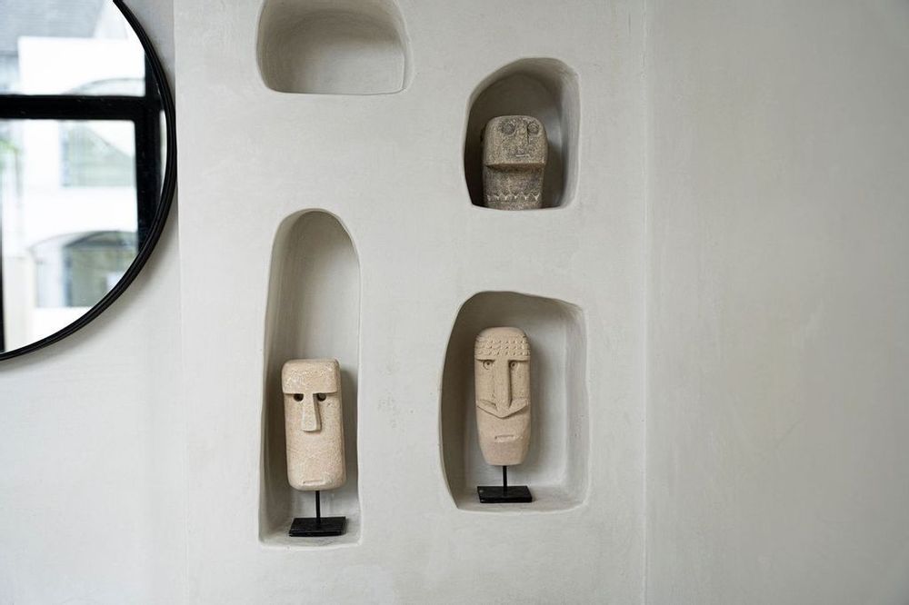 Sculptures, statuettes and miniatures - The Sumba Stone #21 on Stand - BAZAR BIZAR LIVING