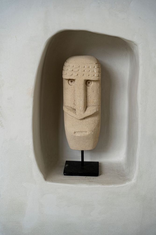 Sculptures, statuettes and miniatures - The Sumba Stone #21 on Stand - BAZAR BIZAR LIVING