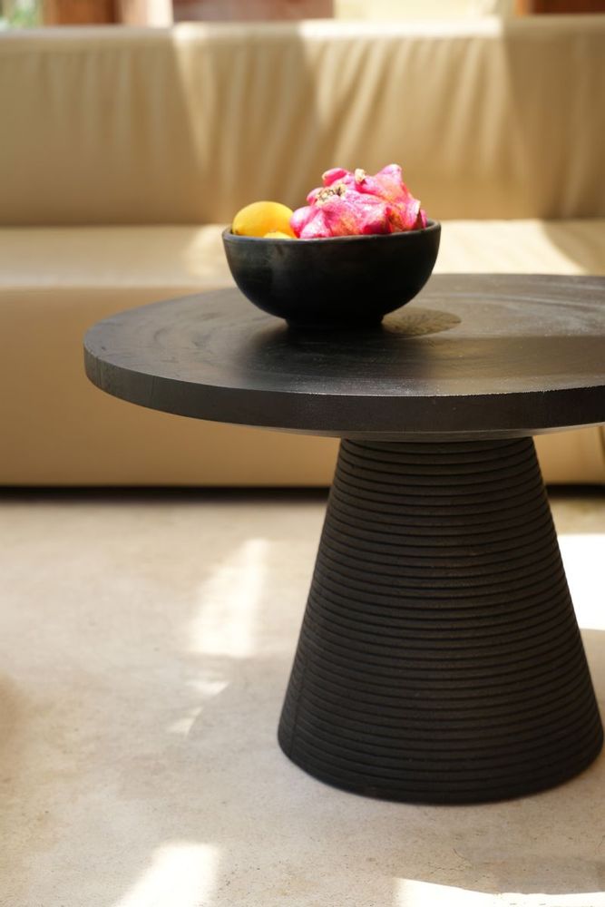 Bowls - The Burned Bowl - Black - L - BAZAR BIZAR LIVING