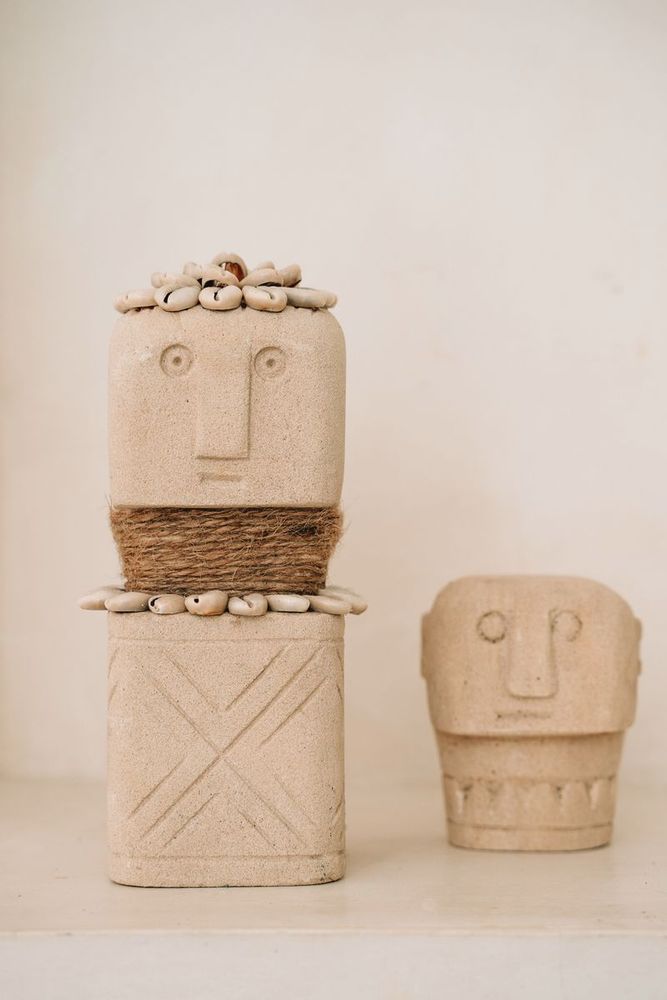 Sculptures, statuettes et miniatures - Le Statue De Pierre De Sumba #09 - BAZAR BIZAR LIVING