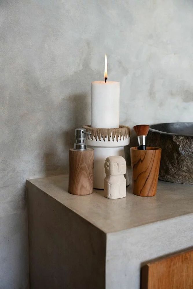 Sculptures, statuettes and miniatures - The Sumba Stone Man - Natural - S - BAZAR BIZAR LIVING
