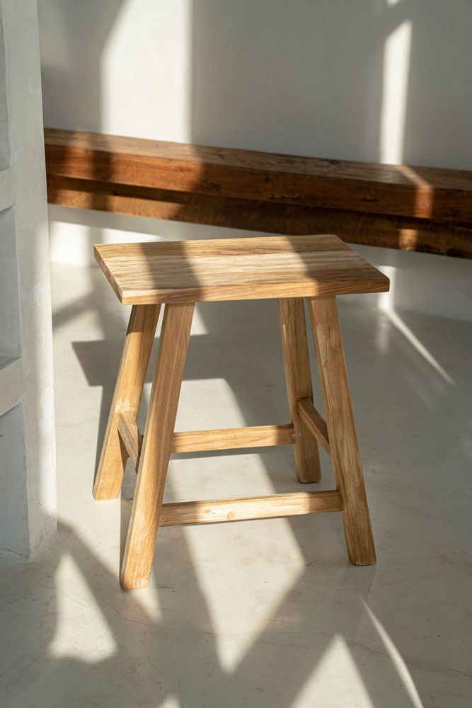 Stools - The Oriki Stool - Natural - BAZAR BIZAR LIVING