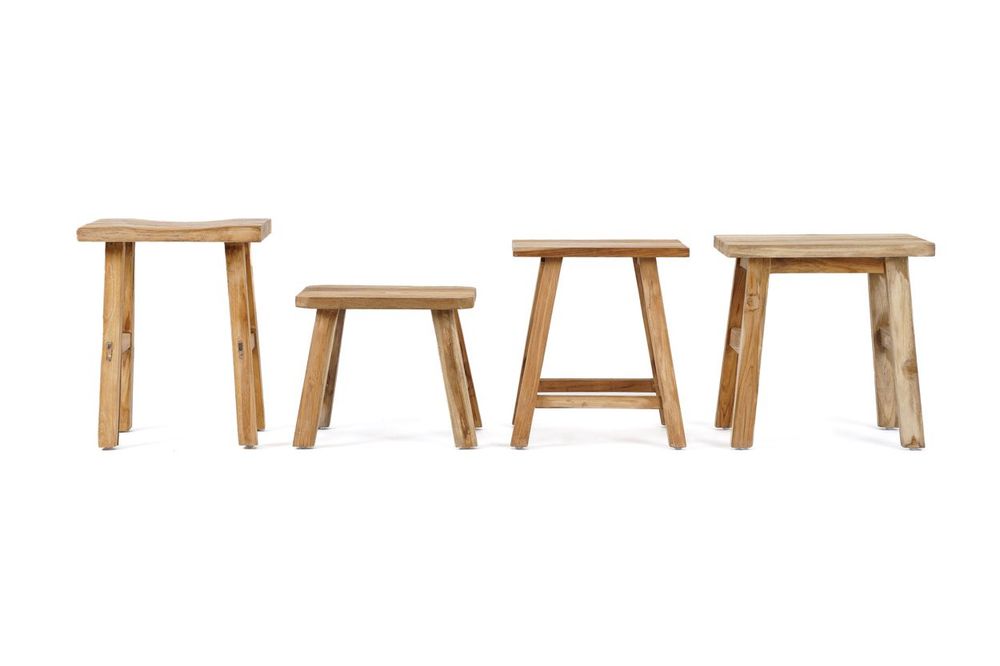 Stools - The Oriki Stool - Natural - BAZAR BIZAR LIVING