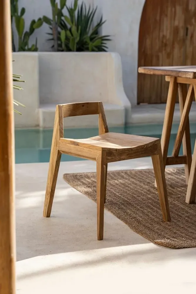 Chaises - La Chaise de Salle à Manger Ydra - Naturel - Extérieur - BAZAR BIZAR LIVING
