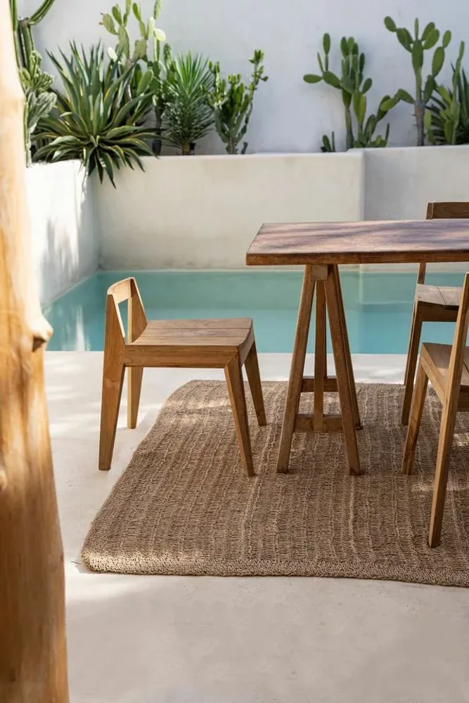 Chaises - La Chaise de Salle à Manger Ydra - Naturel - Extérieur - BAZAR BIZAR LIVING