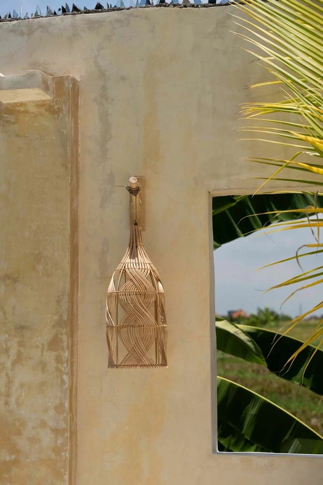 Floor lamps - The Garaffa Pendant - Natural - M - BAZAR BIZAR LIVING