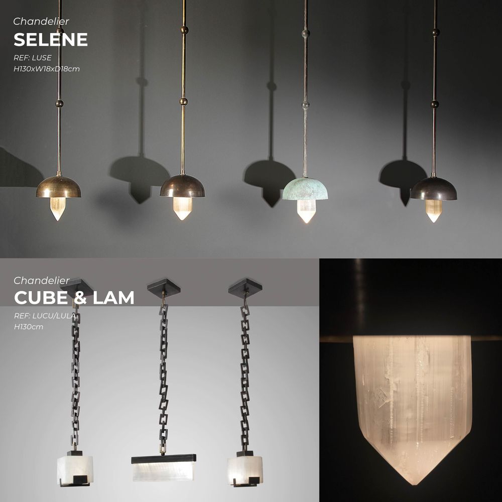 Suspensions - Chandelier et Lampes sur pied - CINABRE GALLERY