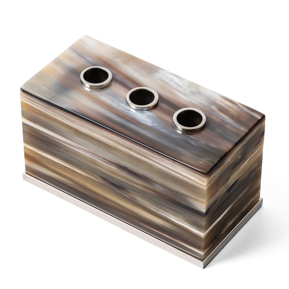 Gifts - Layered Pen Holder | Natural Horn - ZANCHI 1952