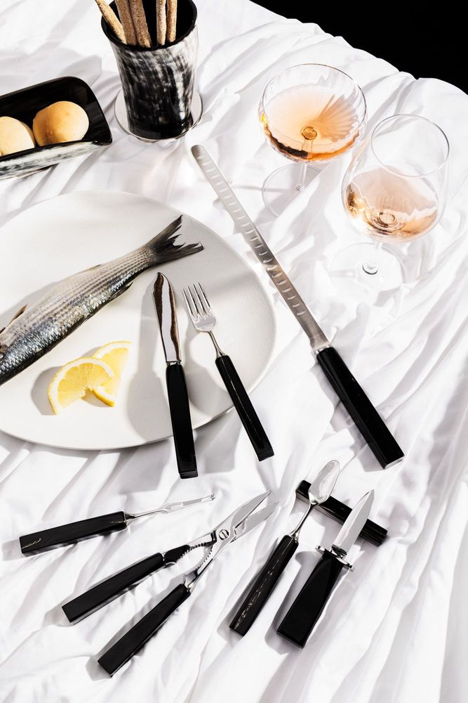Cadeaux - Set Fish & Shellfish | Corne Naturelle - ZANCHI 1952