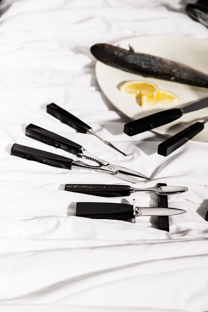 Cadeaux - Set Fish & Shellfish | Corne Naturelle - ZANCHI 1952
