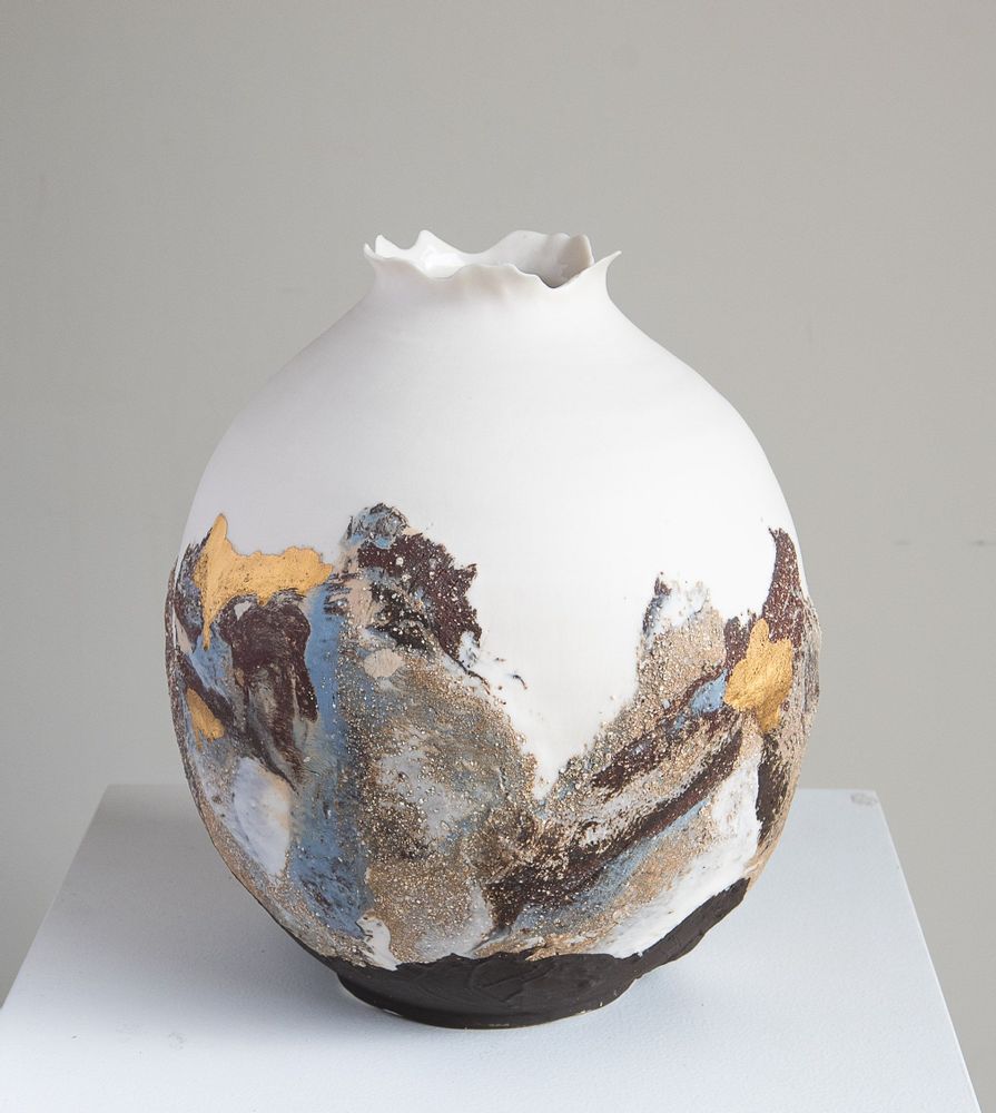 Céramique - Vase sculptural dépaysement 2 - AUDREY SCHADITZKI CERAMIC