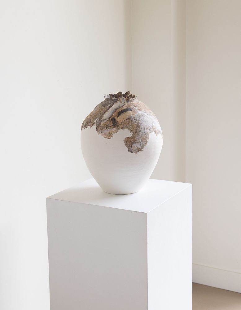 Céramique - Moon jar Dépaysement - AUDREY SCHADITZKI CERAMIC