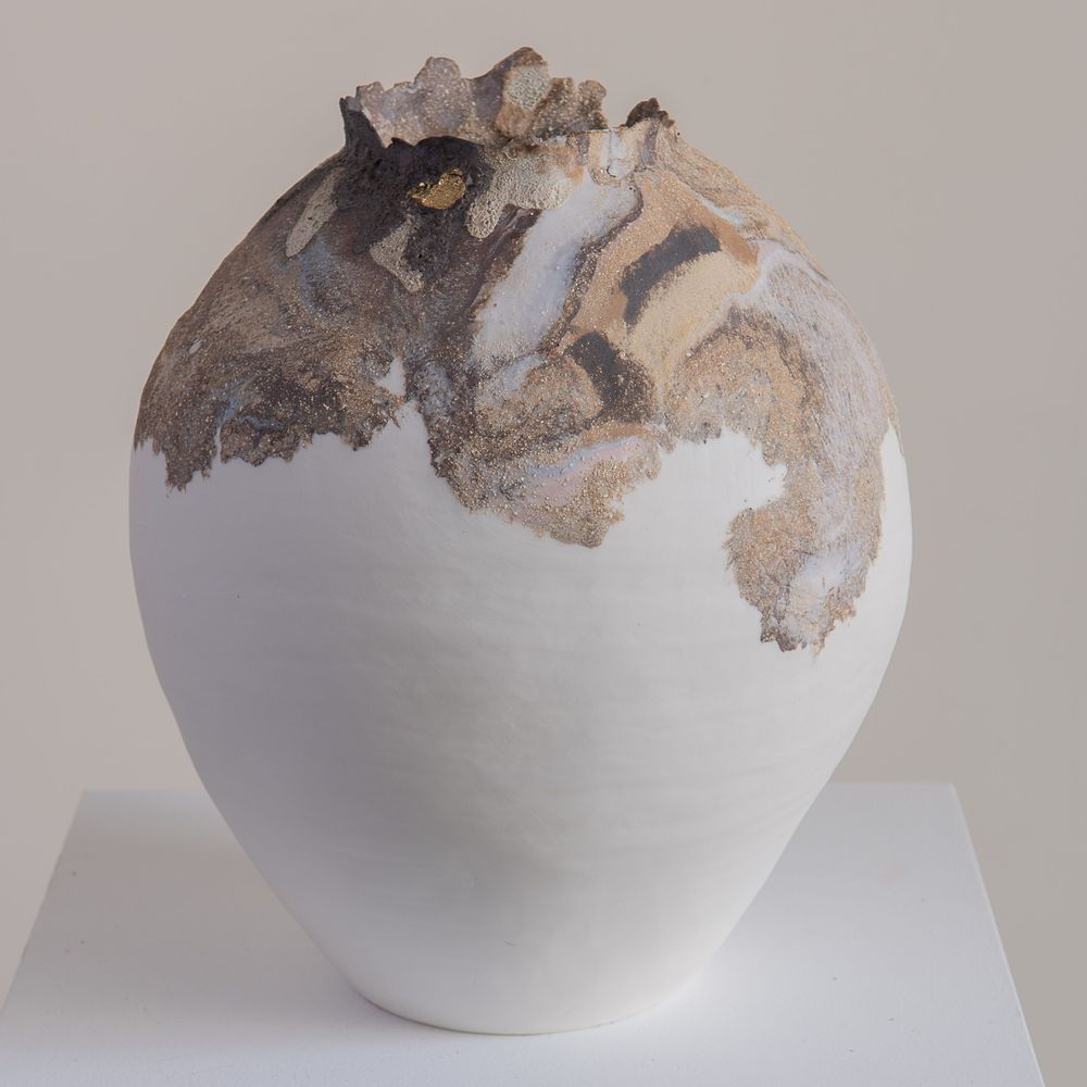 Céramique - Moon jar Dépaysement - AUDREY SCHADITZKI CERAMIC
