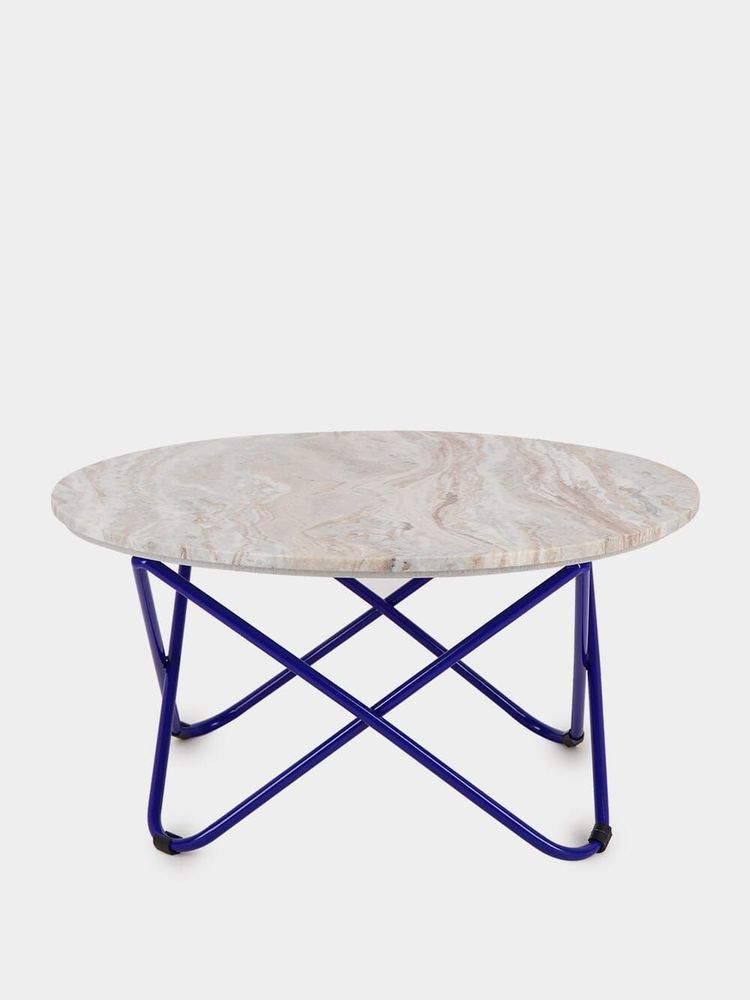 Tables basses - Table basse en marbre et métal Evoramonte - HOUSE OF CAPRICORN