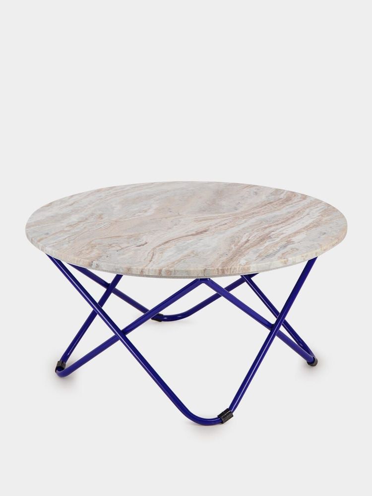 Tables basses - Table basse en marbre et métal Evoramonte - HOUSE OF CAPRICORN