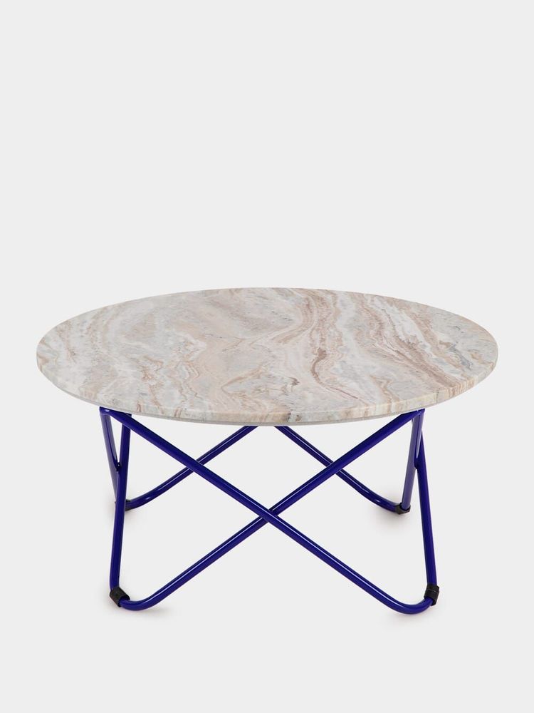 Tables basses - Table basse en marbre et métal Evoramonte - HOUSE OF CAPRICORN