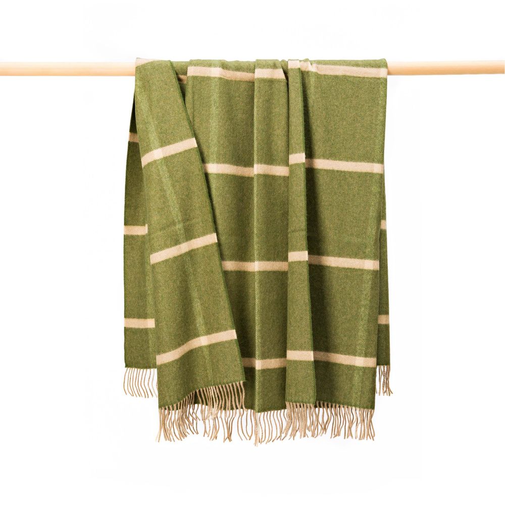 Plaids - Plaid en laine angora 75 % laine, 25 % Caregora Angora 136 x 190 cm - JOHN HANLY & CO