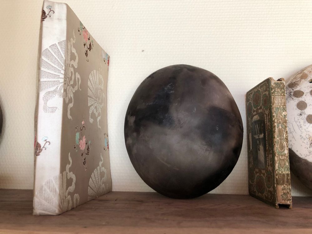 Decorative objects - Message safe - COCOON\" smoke\ " - MOMENT CÉRAMIQUE