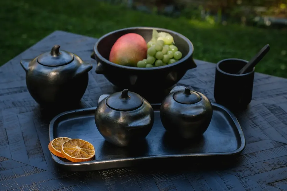 Platter and bowls - The Burned Jar - S - BAZAR BIZAR LIVING