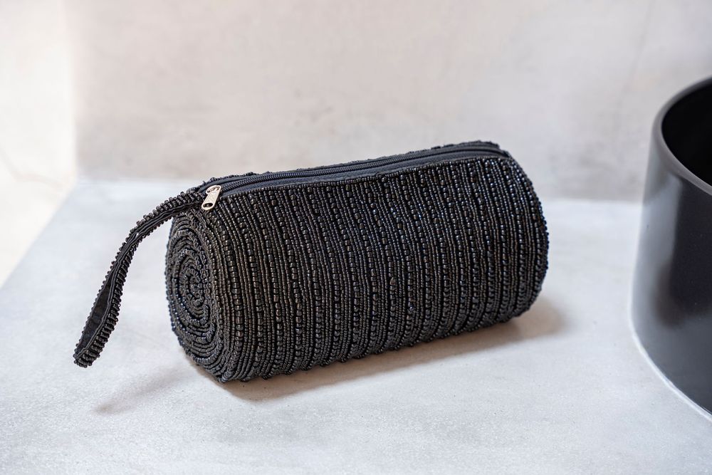 Clutches - The Pencil Case - Black - BAZAR BIZAR LIVING
