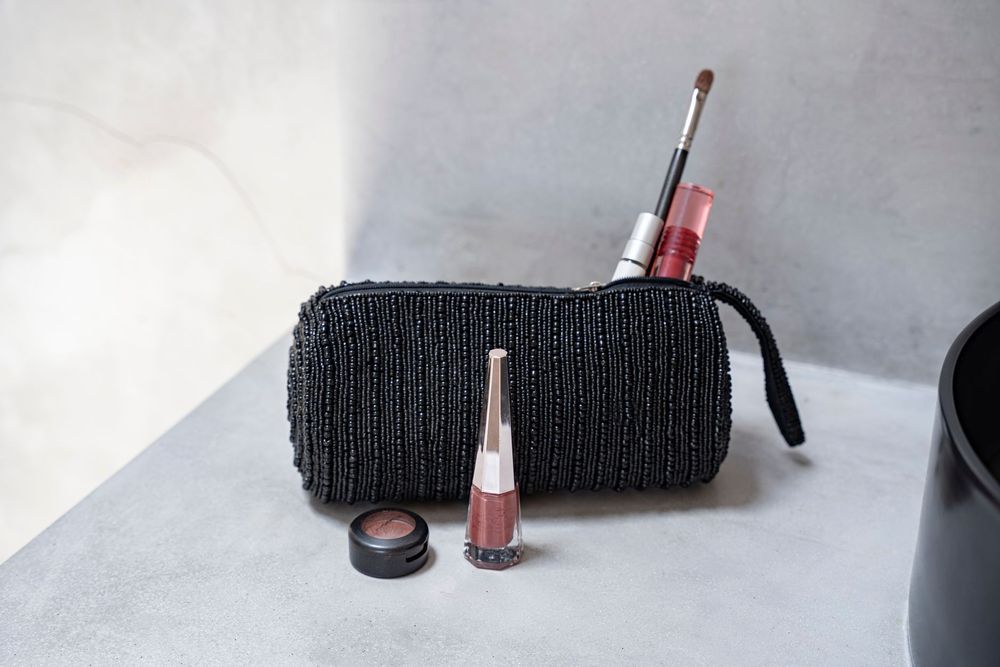 Clutches - The Pencil Case - Black - BAZAR BIZAR LIVING