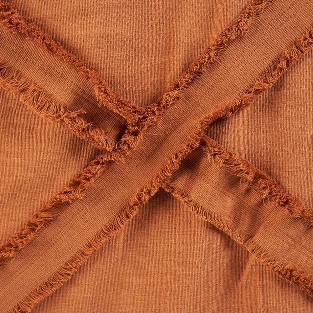 Throw blankets - The Berber Bed Throw - Terracotta - BAZAR BIZAR LIVING