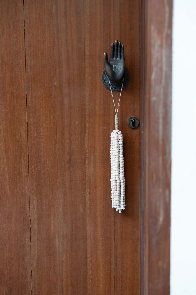 Decorative objects - The Wooden Beads Tassel - Natural - BAZAR BIZAR LIVING