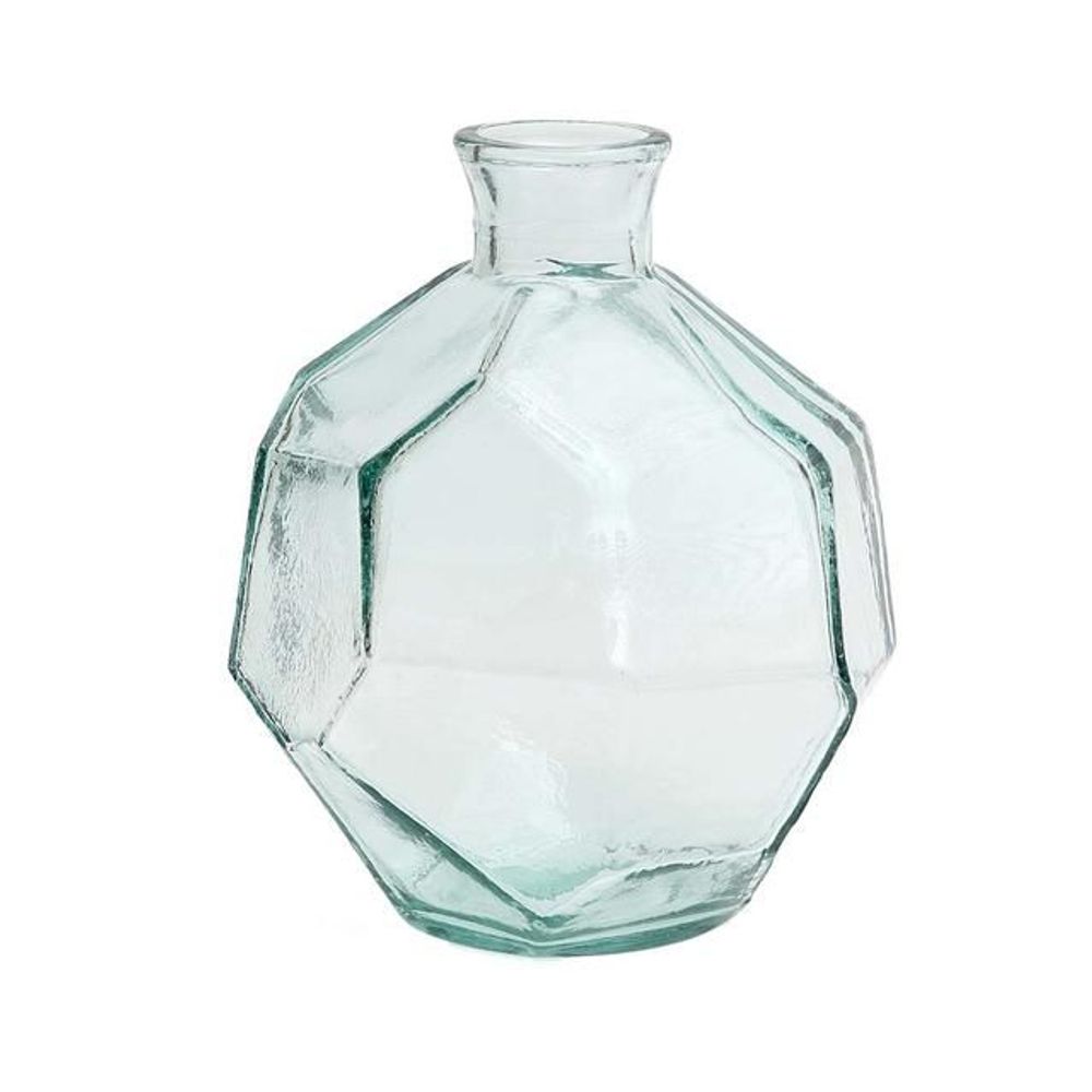 Vases - The Round Origami Vase - Blue - BAZAR BIZAR LIVING