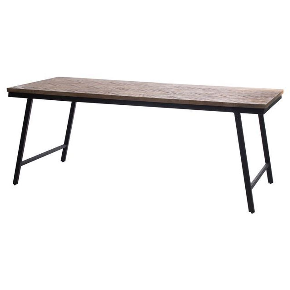 Autres tables - La Table de Marché Herringbone - Naturel - 200cm - BAZAR BIZAR LIVING