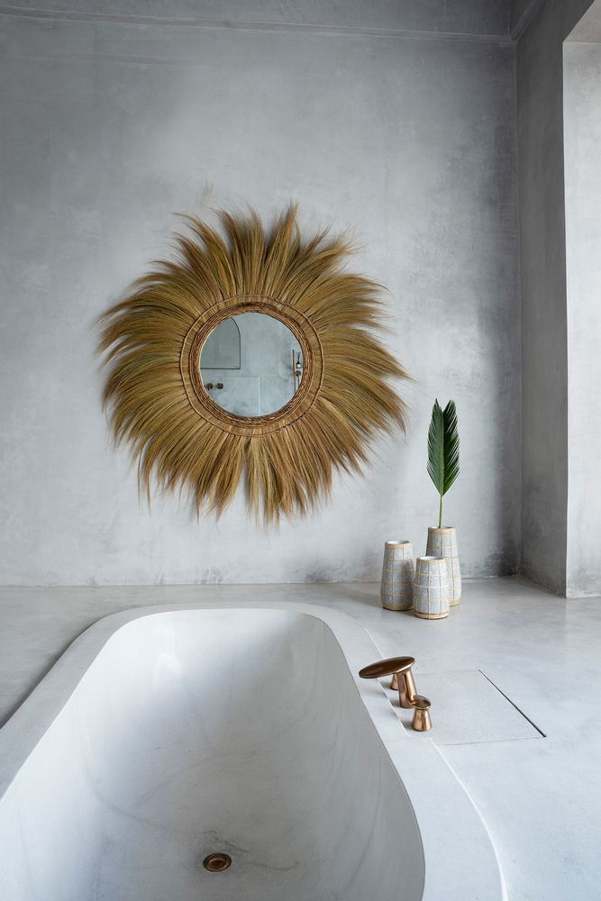 Miroirs - Le Miroir Mufasa - Naturel - XL - BAZAR BIZAR LIVING