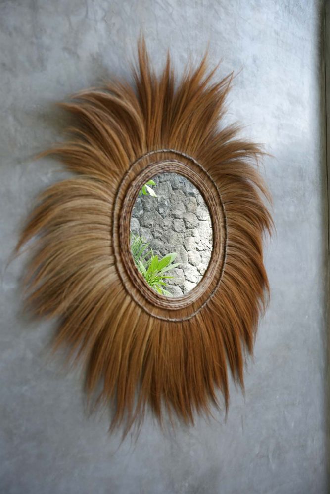 Miroirs - Le Miroir Mufasa - Naturel - XL - BAZAR BIZAR LIVING
