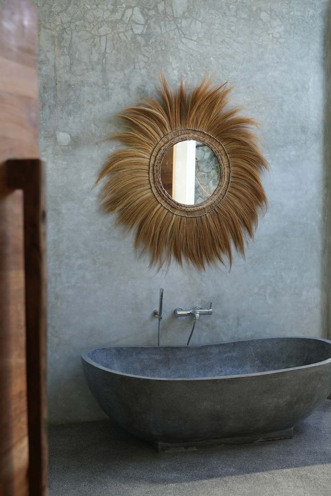 Miroirs - Le Miroir Mufasa - Naturel - XL - BAZAR BIZAR LIVING