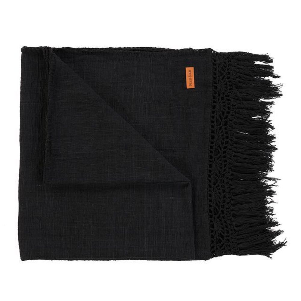 Plaids - Le Plaid Gypsy - Noir - BAZAR BIZAR LIVING