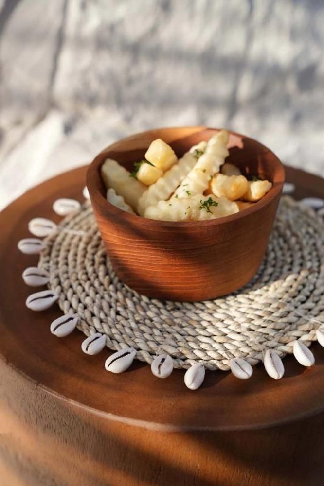 Placemats - The Raffia Shell Pan Coaster - BAZAR BIZAR LIVING