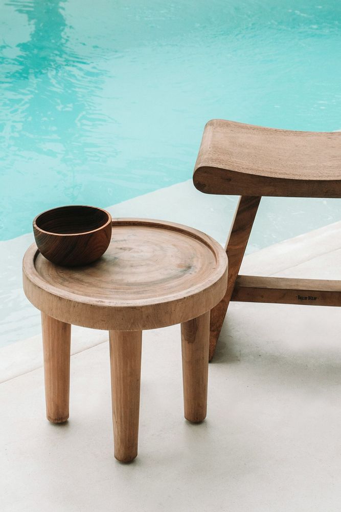 Coffee tables - The Suar Side Table - Natural - BAZAR BIZAR LIVING