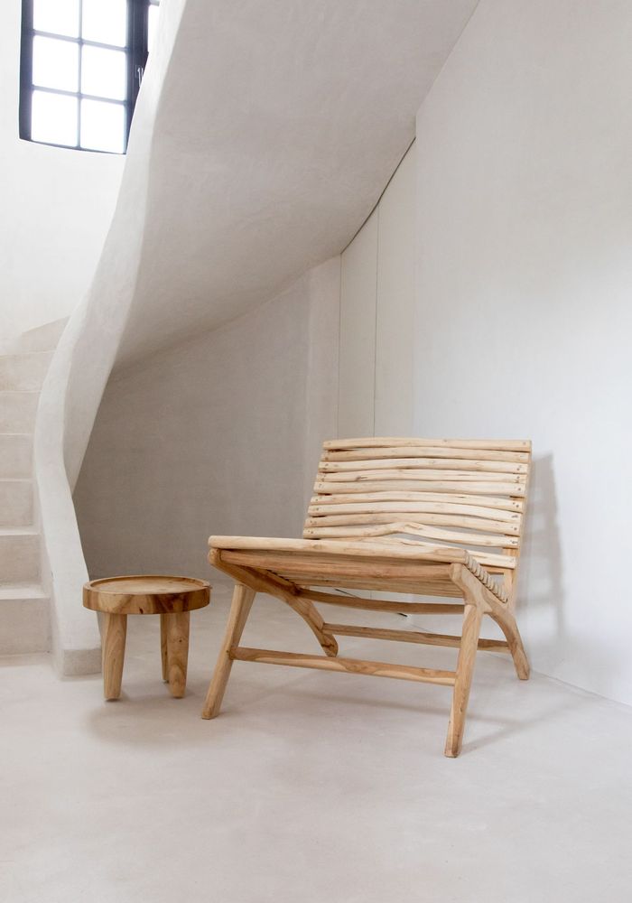 Coffee tables - The Suar Side Table - Natural - BAZAR BIZAR LIVING