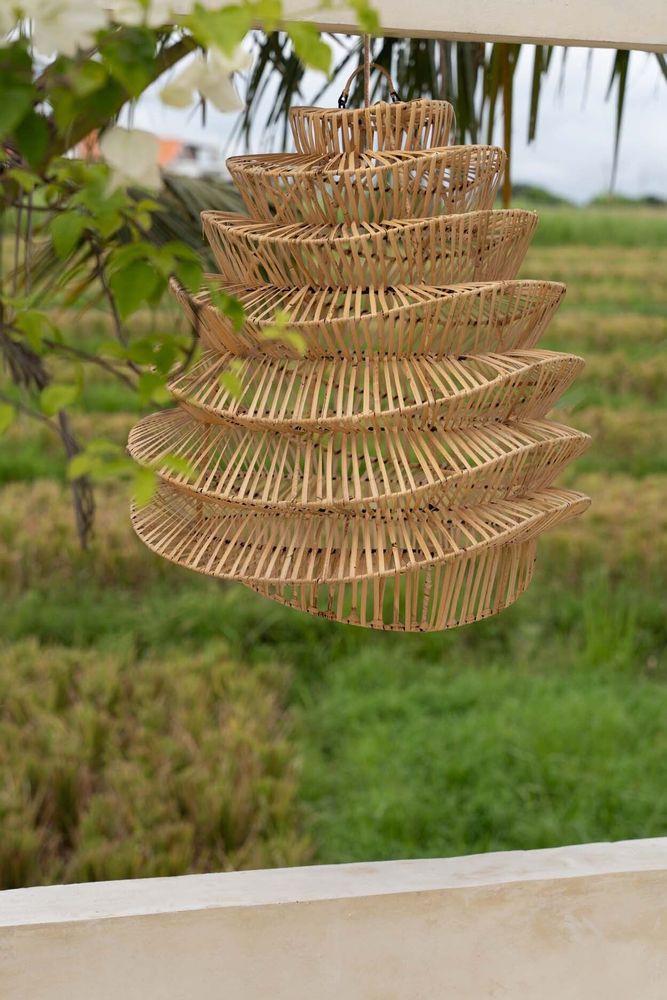Hanging lights - The Good Vibes Pendant - Natural - M - BAZAR BIZAR LIVING