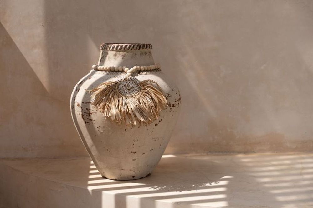 Objets de décoration - Le Pompon Tassel Raffia Tajoe - Naturel - BAZAR BIZAR LIVING