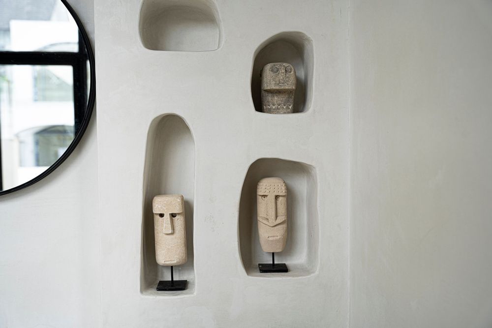 Sculptures, statuettes and miniatures - The Sumba Stone #20 on Stand - BAZAR BIZAR LIVING