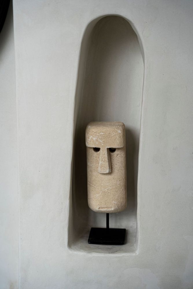 Sculptures, statuettes and miniatures - The Sumba Stone #20 on Stand - BAZAR BIZAR LIVING